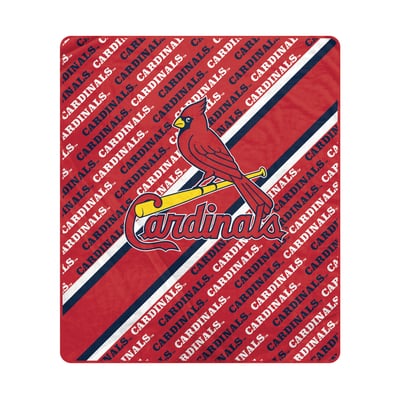 St. Louis Cardinals Pegasus 60" x 70" Diagonal Lined Wordmark Ultra Soft Blanket