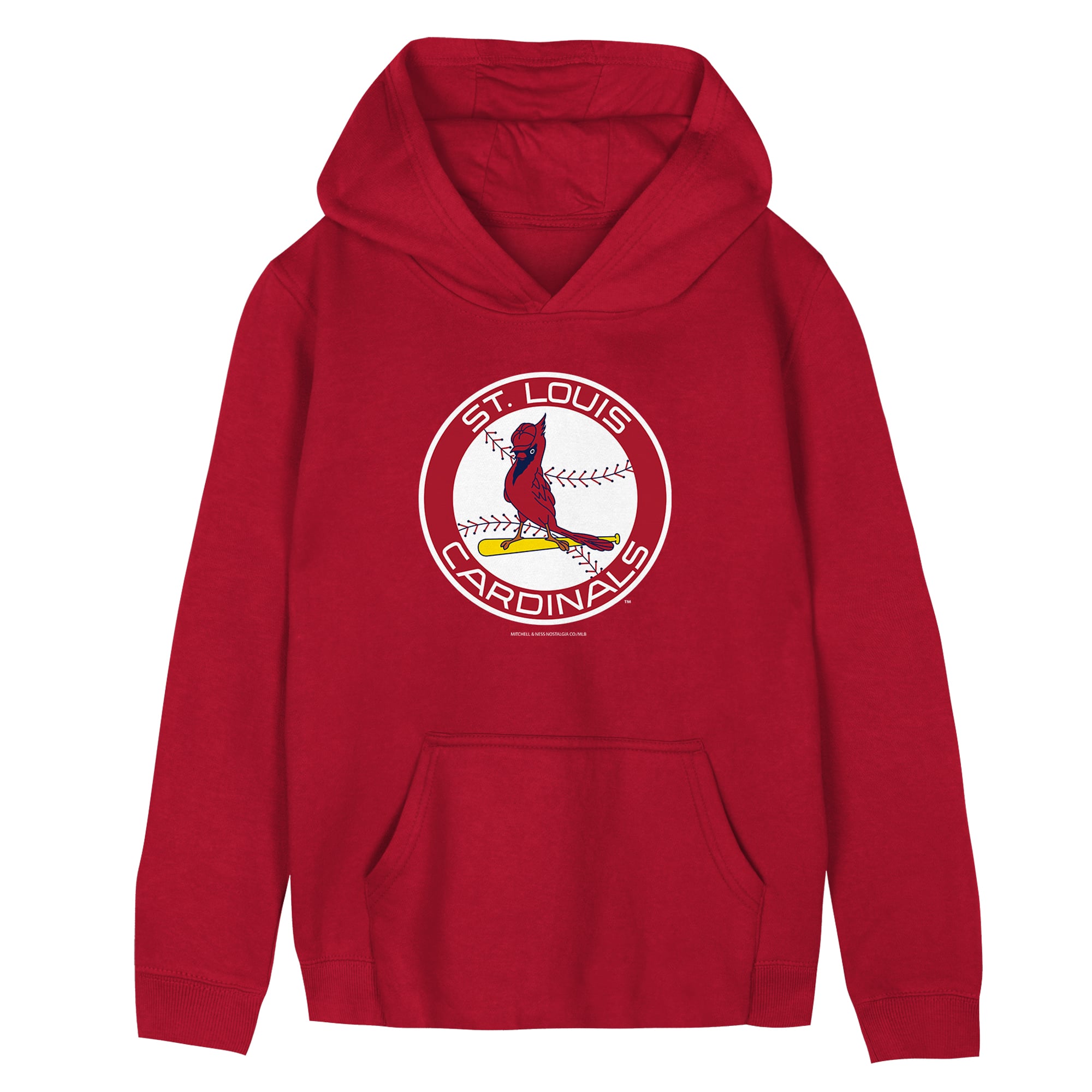 Preschool Mitchell & Ness  Red St. Louis Cardinals Retro Logo Hoodie
