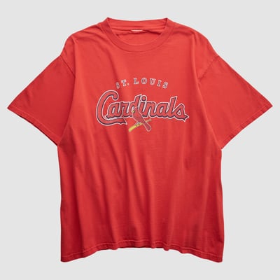 St. Louis Cardinals 2000s T-shirt - Red - L by Fanatics Real Vintage