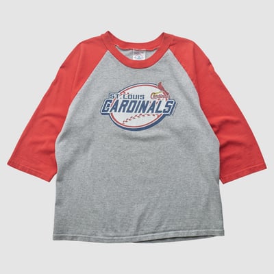St. Louis Cardinals Delta 2000s T-shirt - Heather Gray - Yth L by Fanatics Real Vintage