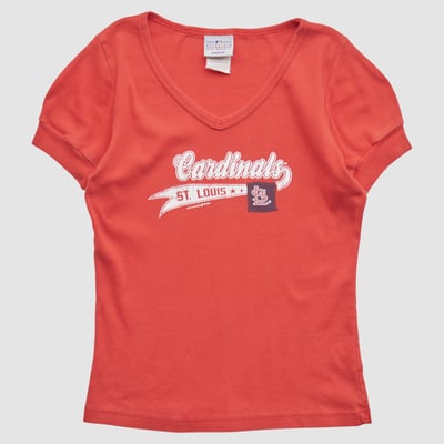 St. Louis Cardinals Genuine Merchandise 2007 T-shirt - Red - S by Fanatics Real Vintage