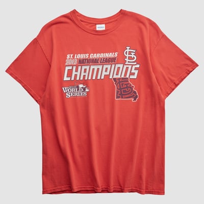 St. Louis Cardinals Gildan 2013 T-shirt - Red - M by Fanatics Real Vintage