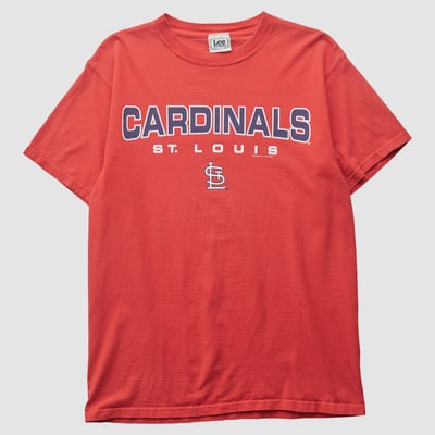 St. Louis Cardinals Lee Apparel 2000s T-shirt - Red - S by Fanatics Real Vintage