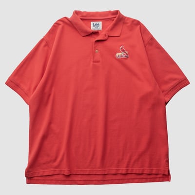 St. Louis Cardinals Lee Apparel 90s Polo - Red - 2XL by Fanatics Real Vintage