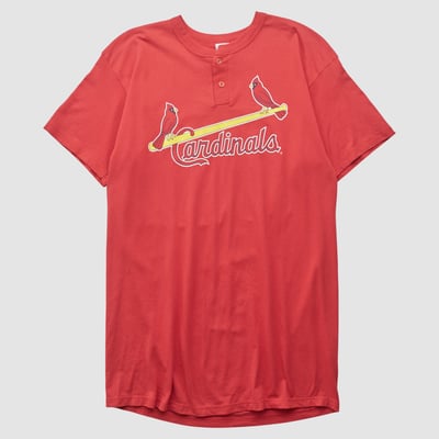 St. Louis Cardinals Majestic 2000s T-shirt - Red - S by Fanatics Real Vintage