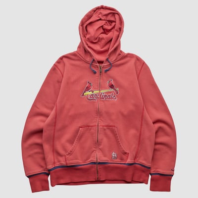 St. Louis Cardinals Nike 2000s Hooded Full Zip Jacket - Red - Yth XL by Fanatics Real Vintage