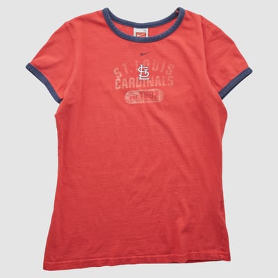 St. Louis Cardinals Nike 2000s T-shirt - Red - M by Fanatics Real Vintage
