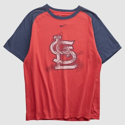 St. Louis Cardinals Nike 2000s T-shirt - Red - S by Fanatics Real Vintage