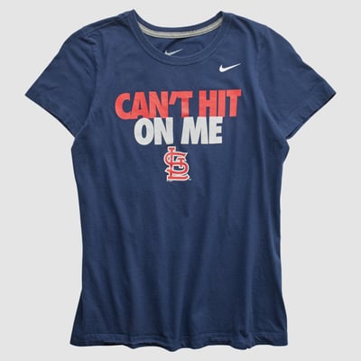 St. Louis Cardinals Nike 2010s T-shirt - Navy - L by Fanatics Real Vintage