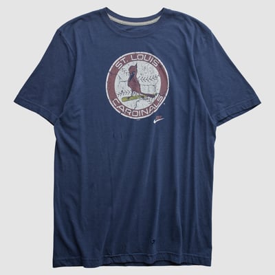 St. Louis Cardinals Nike 2010s T-shirt - Navy - M by Fanatics Real Vintage