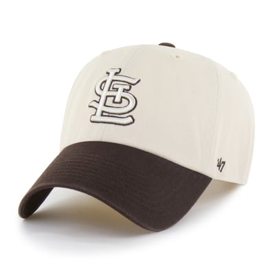  St. Louis Cardinals '47 Unisex Two-Tone Fashion Clean Up Adjustable Hat - Natural/Brown
