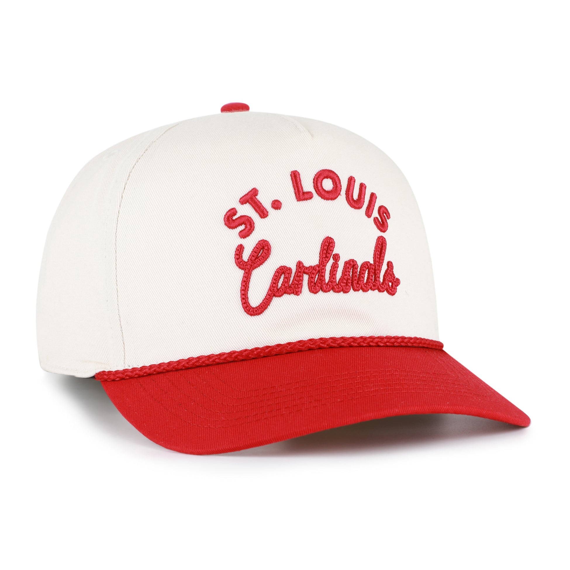 Unisex '47 Natural/Red St. Louis Cardinals Rope Script Hitch Adjustable Hat