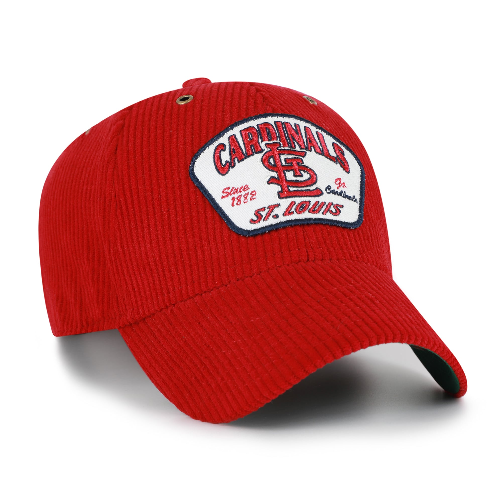 Casquette unisexe ajustable en velours côtelé rouge '47 St. Louis Cardinals MVP