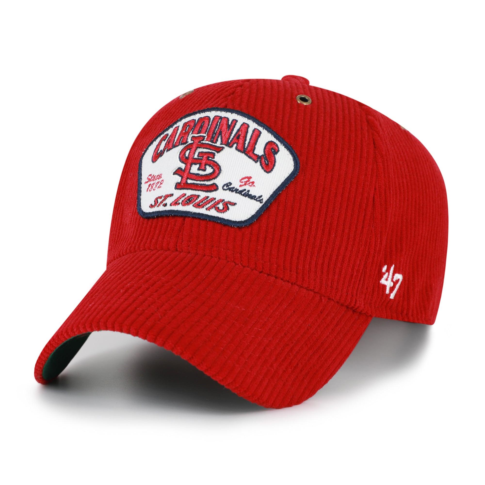 Unisex '47 Red St. Louis Cardinals Accordia Corduroy MVP Adjustable Hat