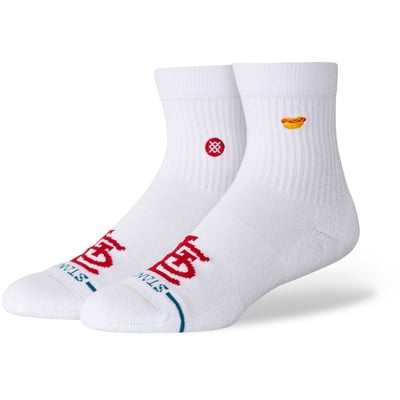 St. Louis Cardinals Stance Unisex Hot Dog Quarter Socks - White