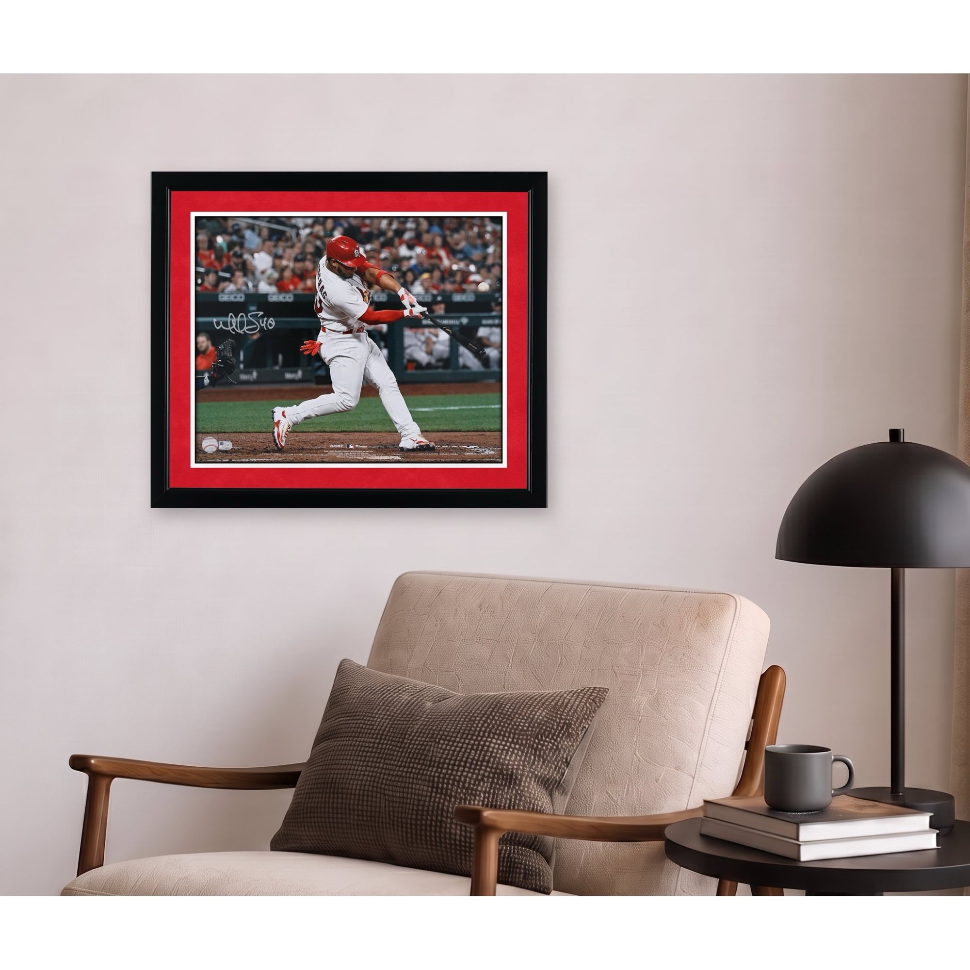 Willson Contreras St. Louis Cardinals Autographed 16" x 20" Hitting Photograph