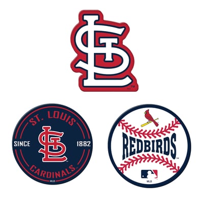  St. Louis Cardinals WinCraft 3-Pack Premium Fridge Magnet Set