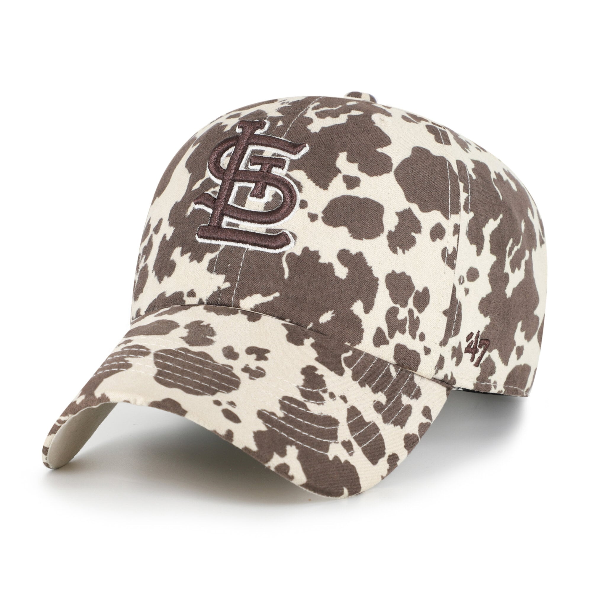 Casquette ajustable Bessie Clean Up pour femme, modèle 47 naturel des Cardinals de Saint-Louis