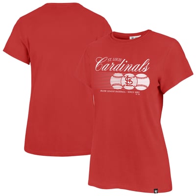 St. Louis Cardinals '47 Women's Speed Throw Frankie T-Shirt - Red