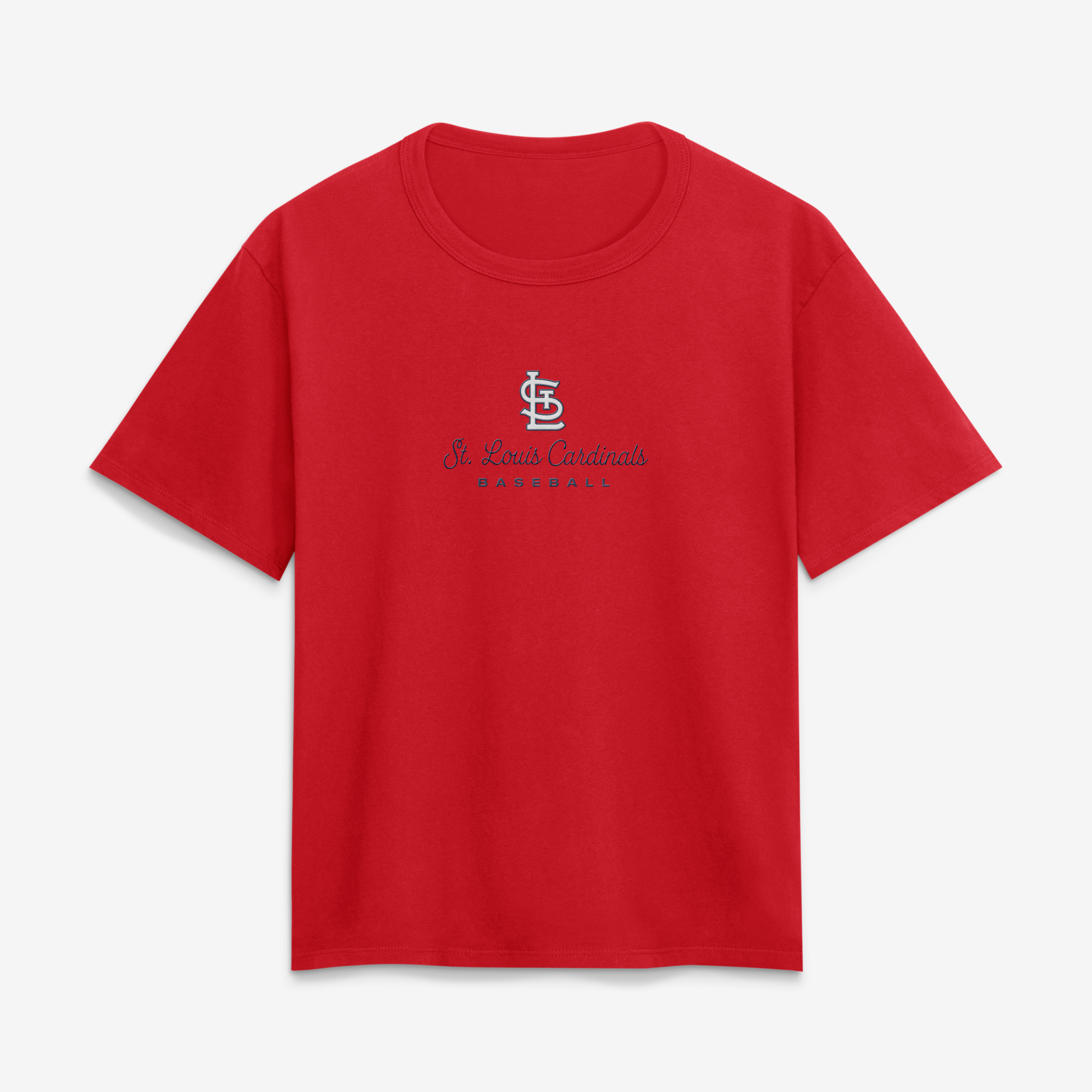 T-shirt Fanatics rouge pour femmes, collection St. Louis Cardinals Legacy