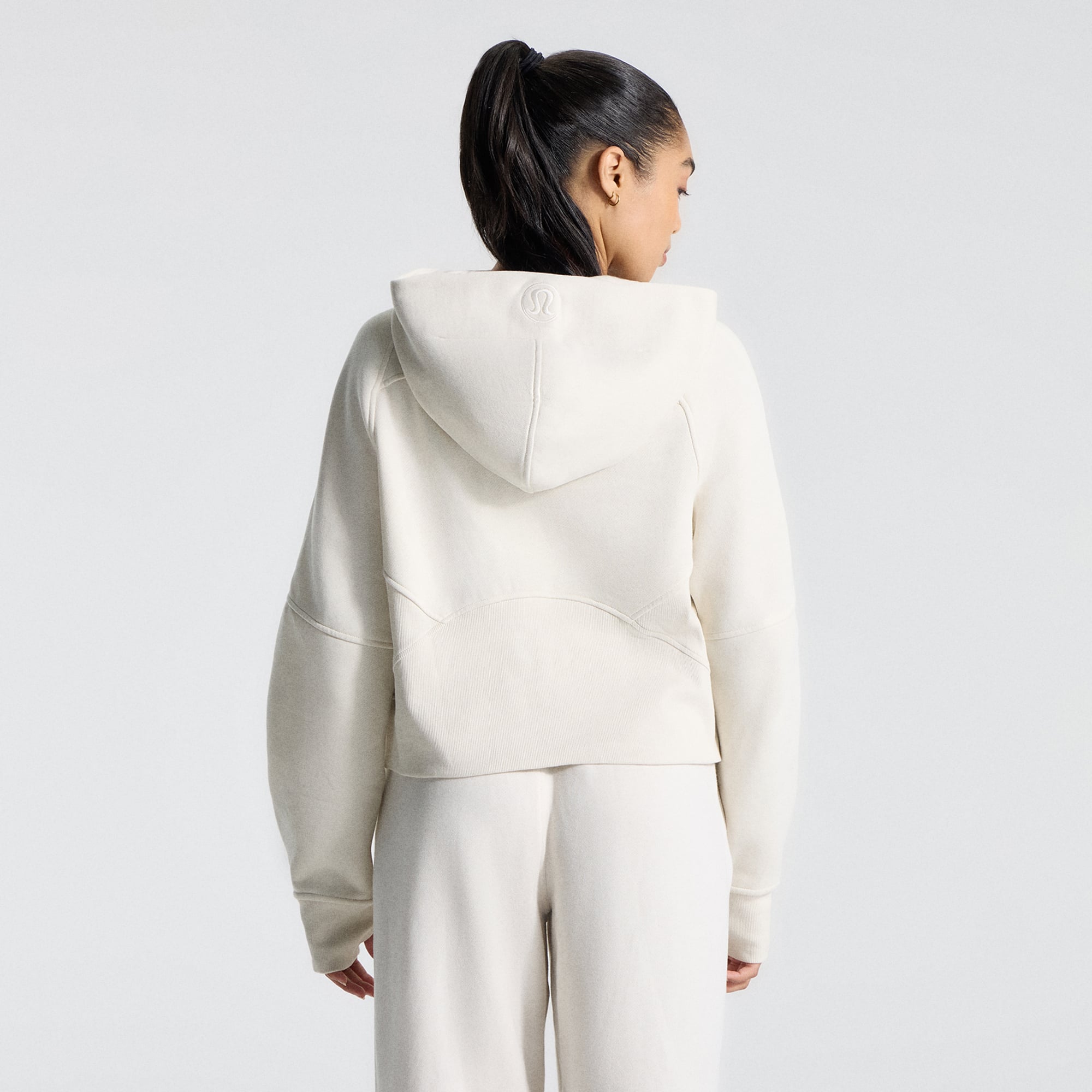 Women's lululemon Light Ivory St. Louis Cardinals Scuba Oversized Half-Zip Hoodie