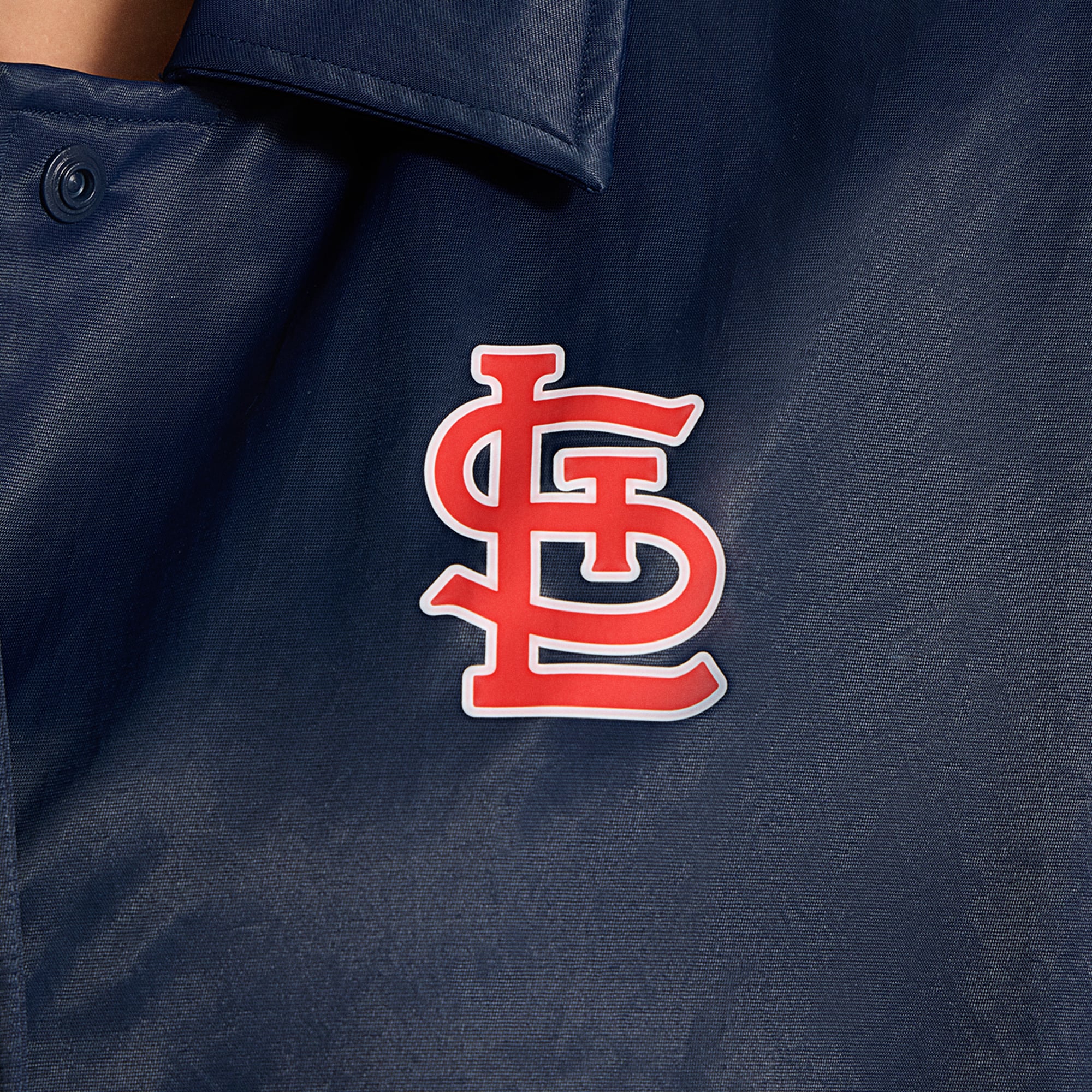 Veste d'entraîneur lululemon True Navy St. Louis Cardinals pour femme