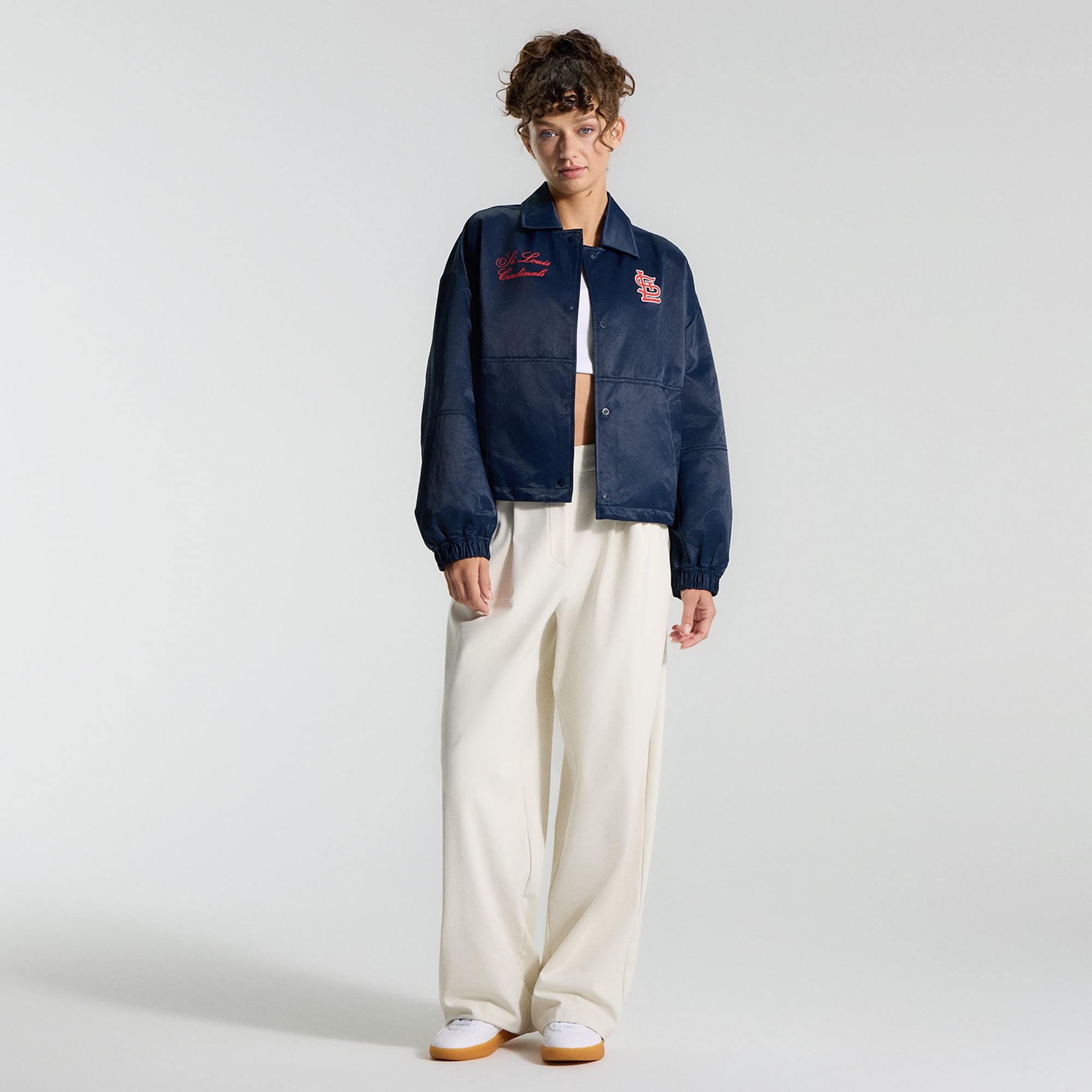 Veste d'entraîneur lululemon True Navy St. Louis Cardinals pour femme
