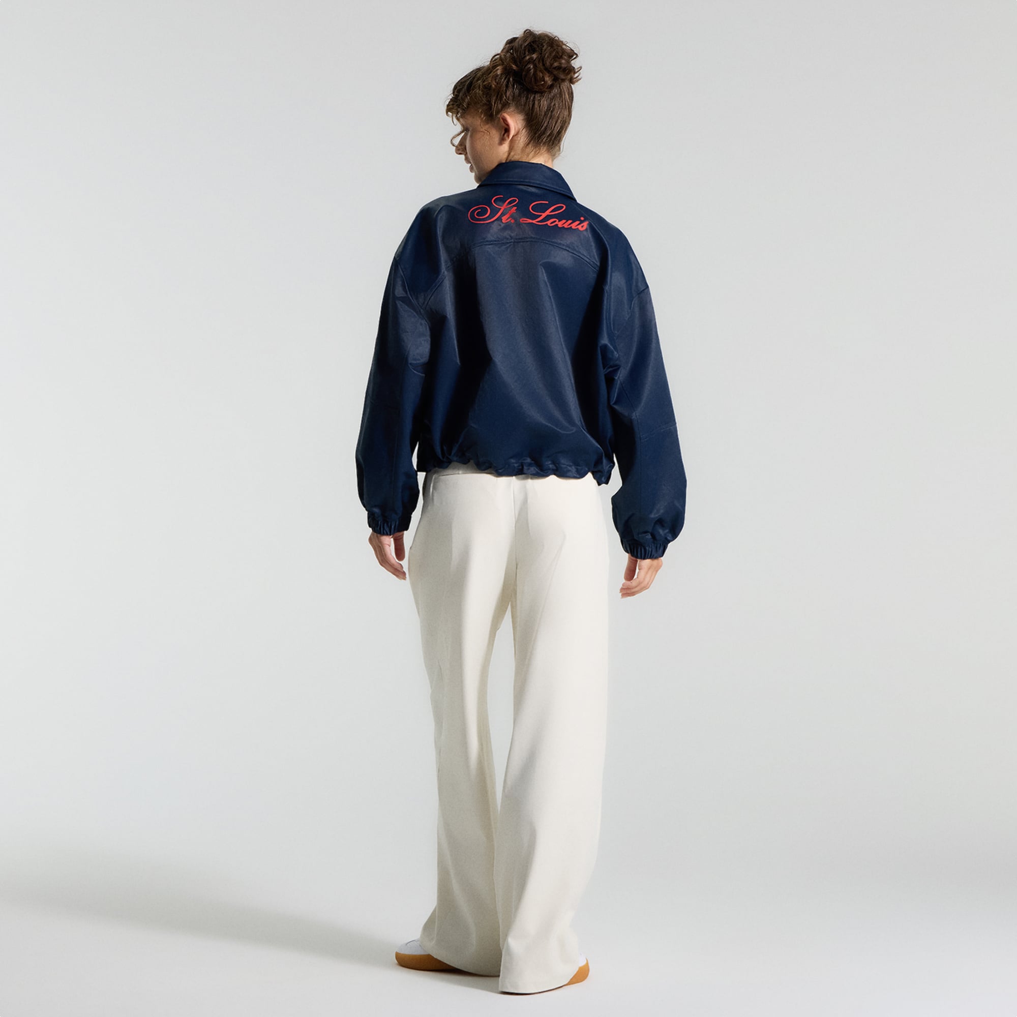 Veste d'entraîneur lululemon True Navy St. Louis Cardinals pour femme