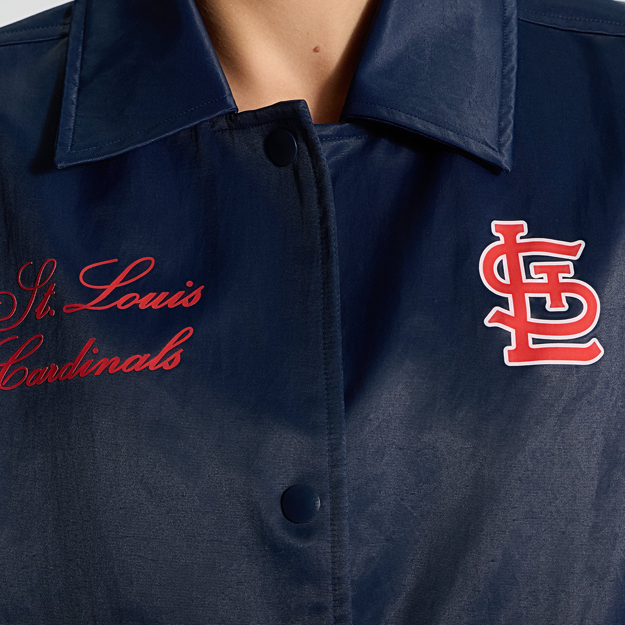 Veste d'entraîneur lululemon True Navy St. Louis Cardinals pour femme