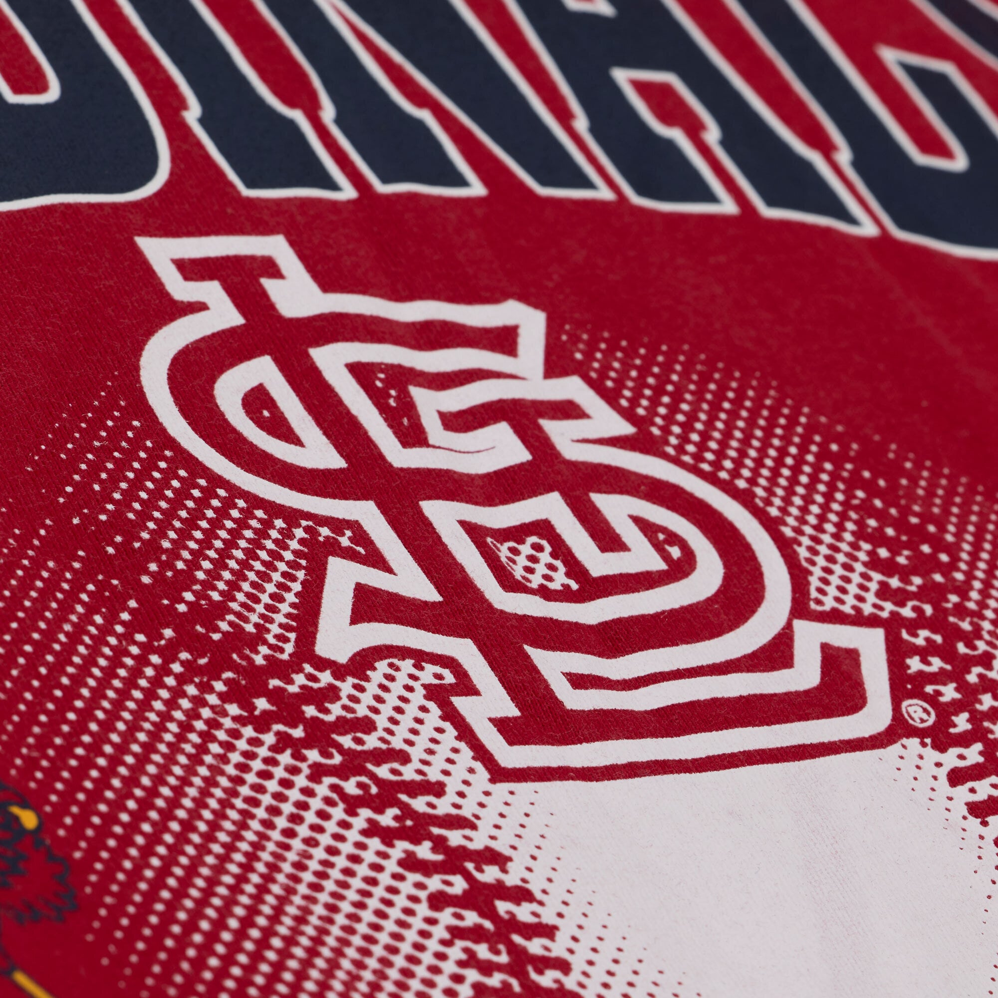 Women's Mitchell & Ness Red St. Louis Cardinals Street Graphics T-Shirt