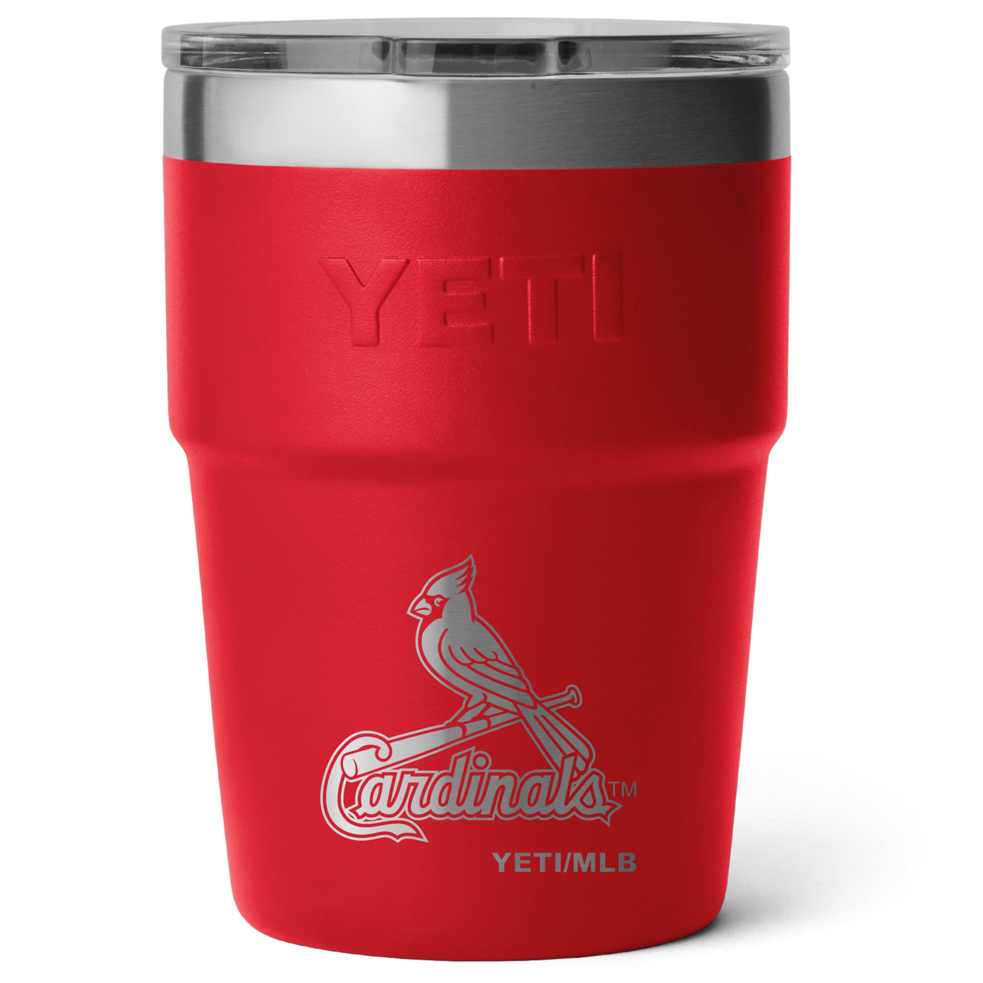 Gobelet empilable YETI St. Louis Cardinals 473 ml (16 oz) Rambler avec couvercle MagSlider