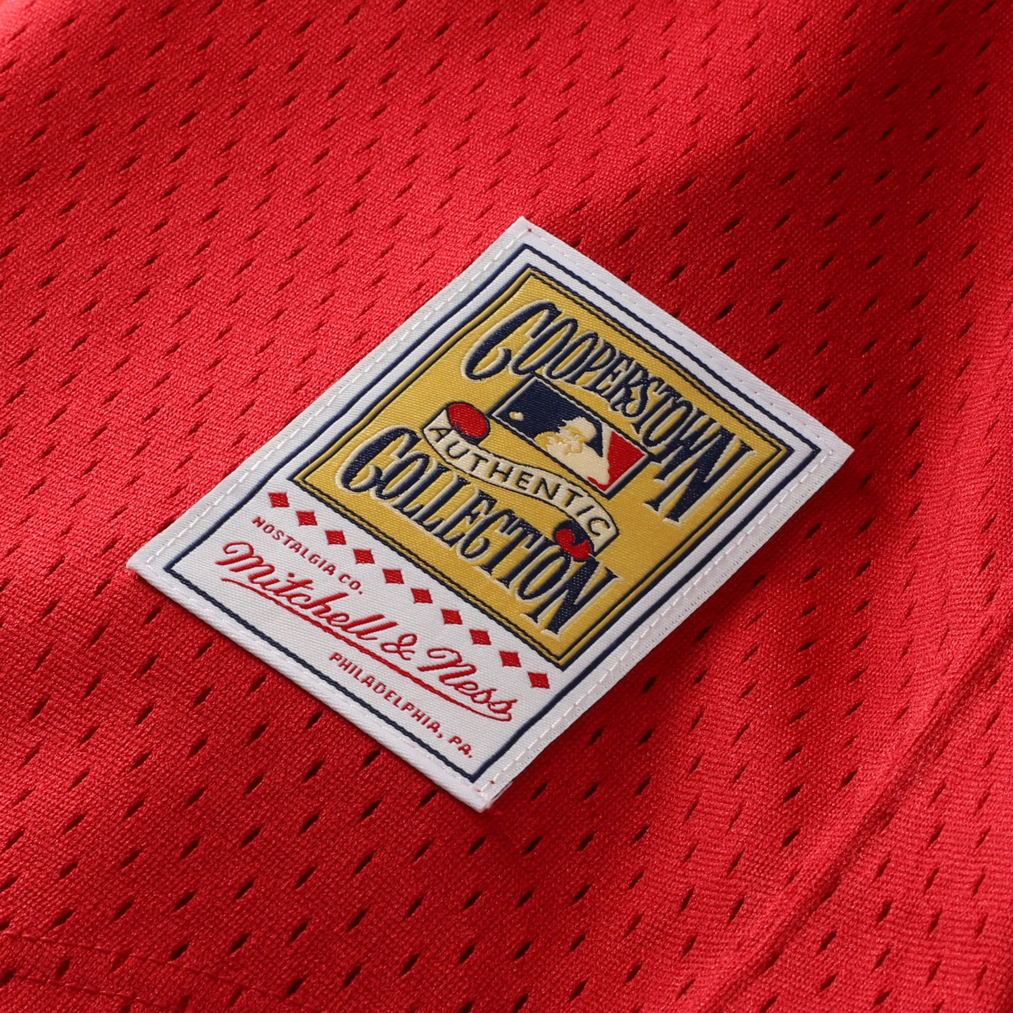 Youth Mitchell & Ness Ozzie Smith Navy St. Louis Cardinals Cooperstown Collection Mesh Batting Practice Jersey