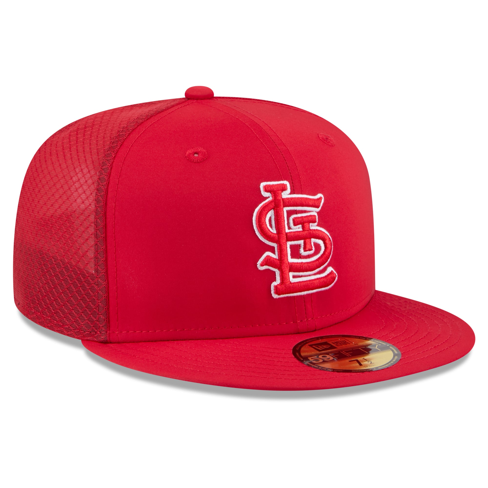 Youth New Era Red St. Louis Cardinals Batting Practice 59FIFTY Fitted Hat