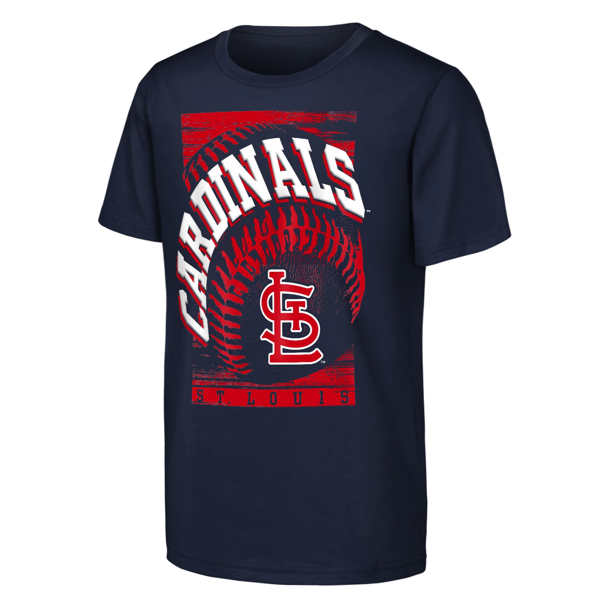 Youth Outerstuff Navy St. Louis Cardinals Speed Pitch T-Shirt