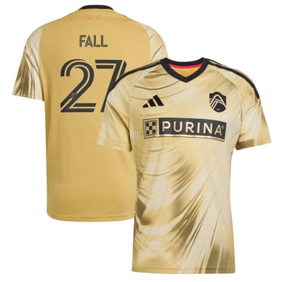 Fallou Fall St. Louis CITY SC adidas 2026 The Tina Turner Kit Replica Jersey – Yellow
