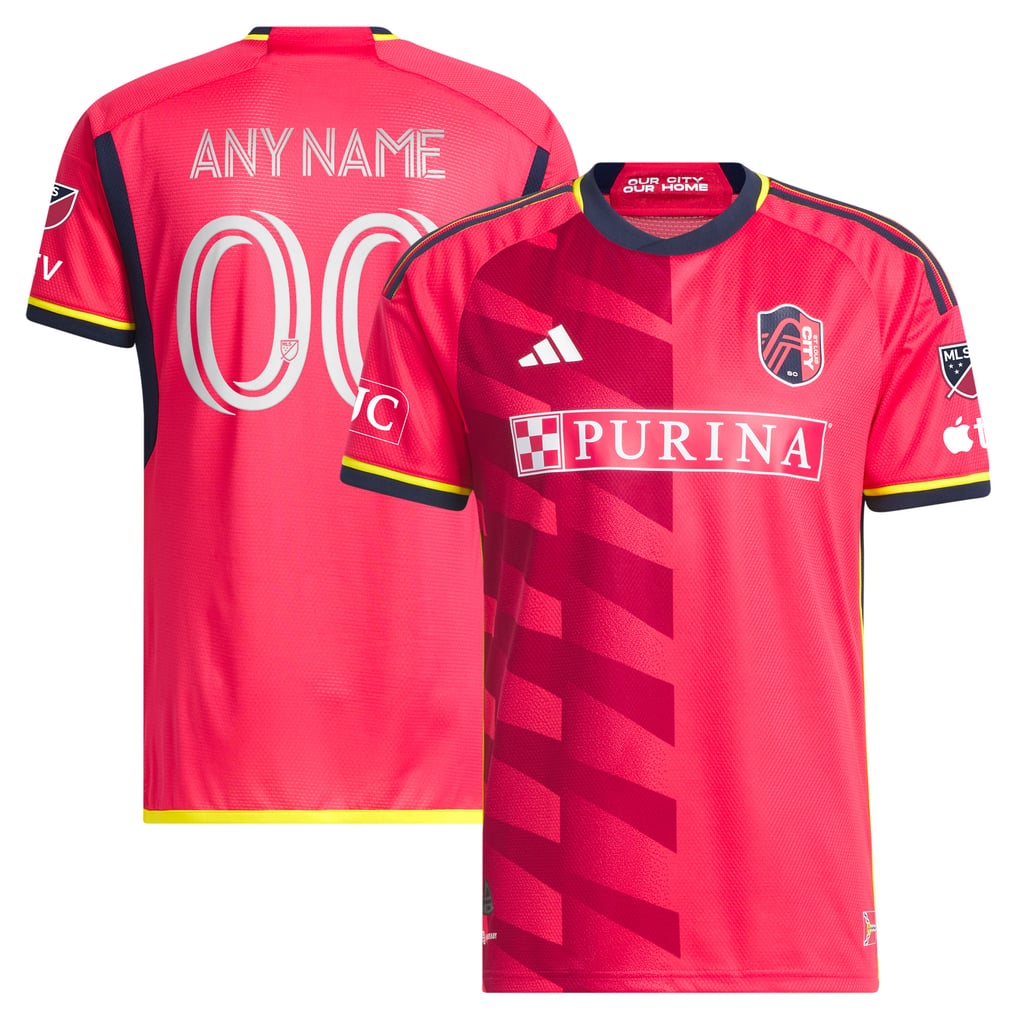 Men's adidas Red St. Louis City SC 2023 CITY Kit Authentic Custom Jersey