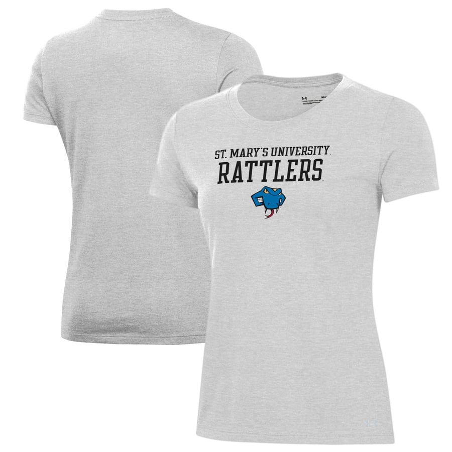 St. Mary Rattlers Women's Under Armour Gray St. Mary's University Rattlers Team Logo ...