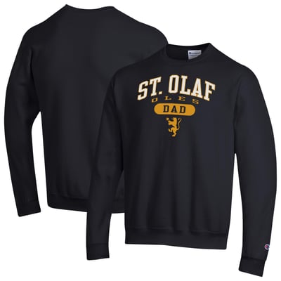 St. Olaf Oles Champion Dad Pill Box Eco Powerblend Sweatshirt - Black