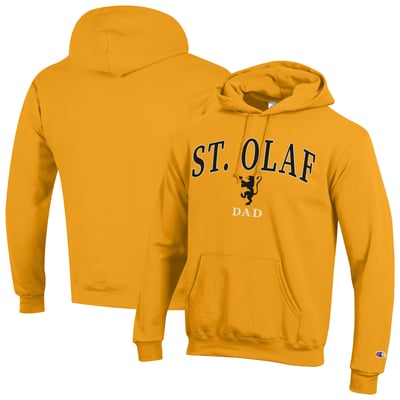  St. Olaf Oles Champion Arch Dad Eco Powerblend Hoodie - Yellow