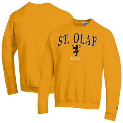 St. Olaf Oles Champion Arch Dad Eco Powerblend Sweatshirt - Yellow