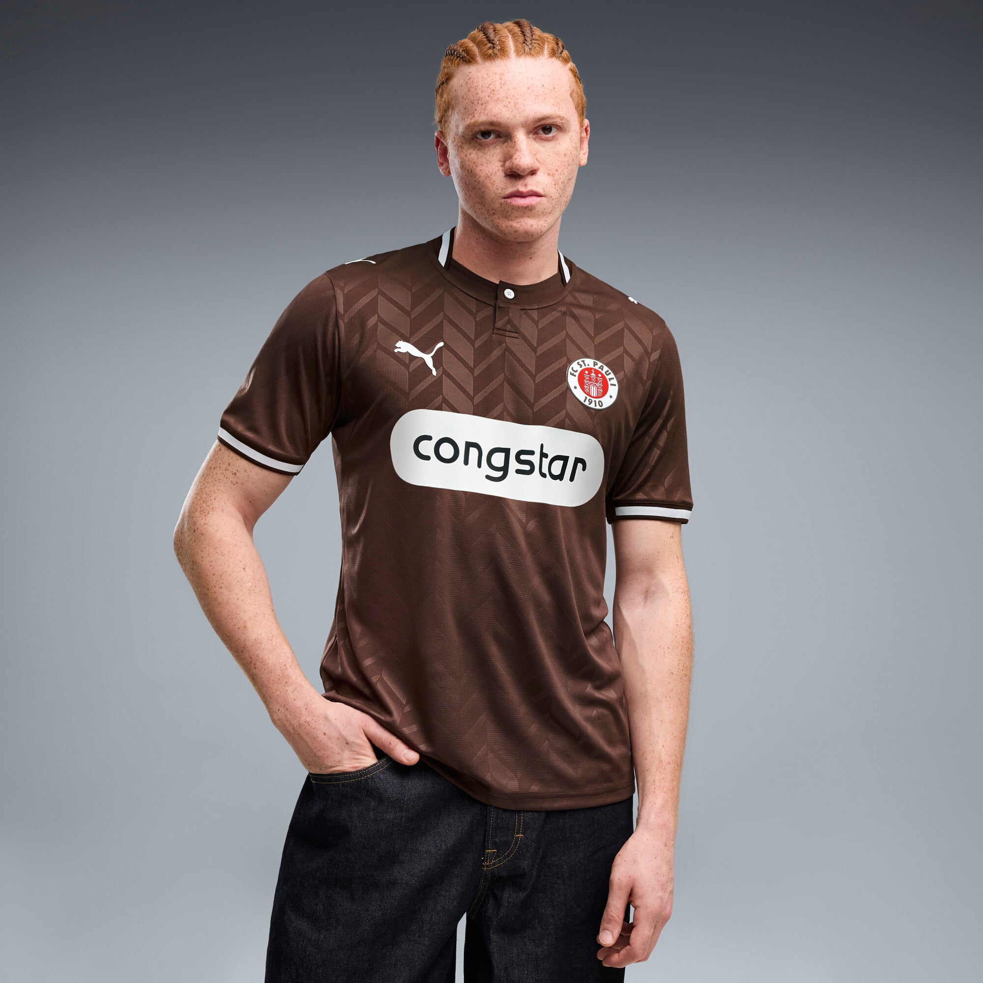 Men's Puma Brown St. Pauli 2026/27 Home Replica Jersey