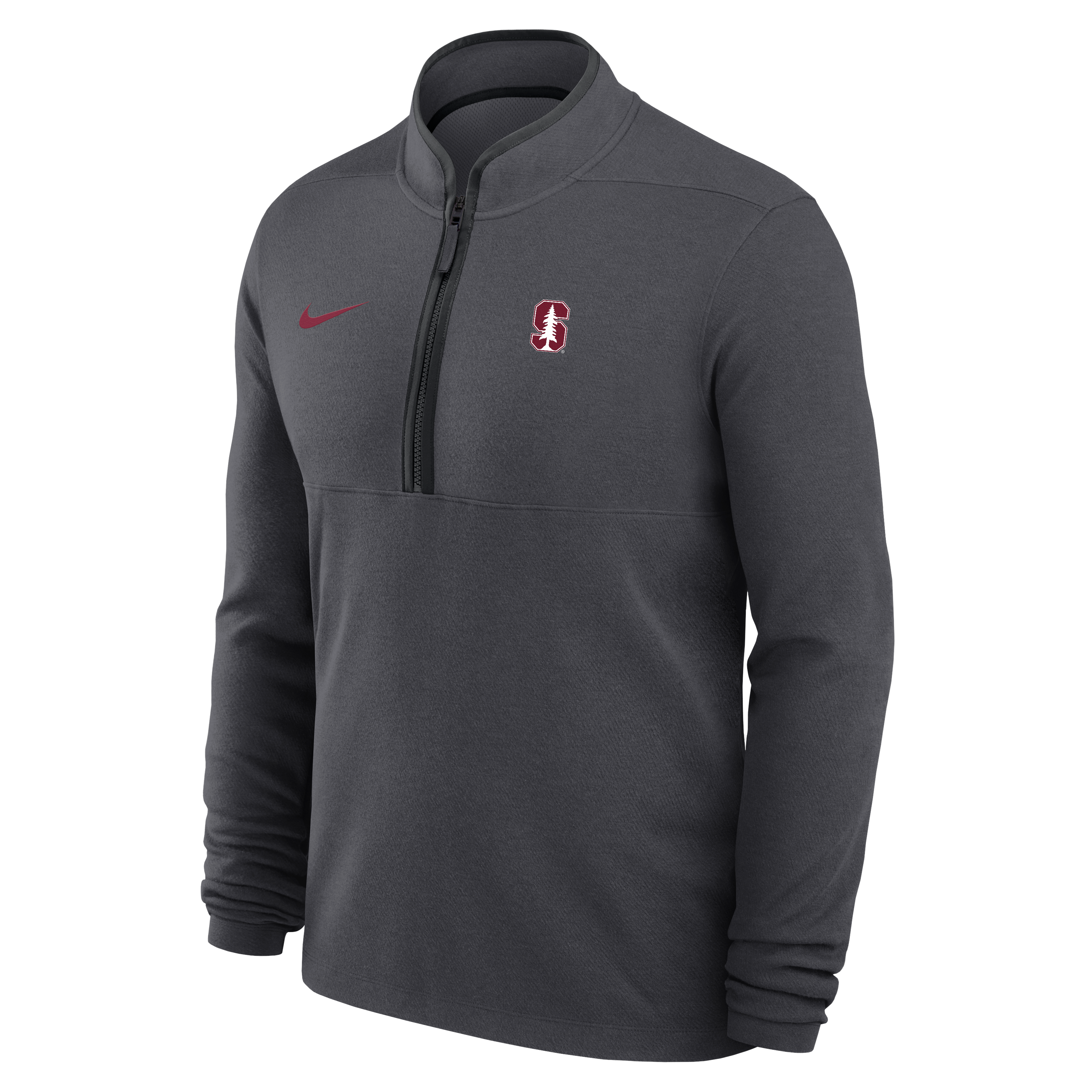 Men's Nike  Anthracite Stanford Cardinal Dri-FIT Victory Half-Zip Pullover