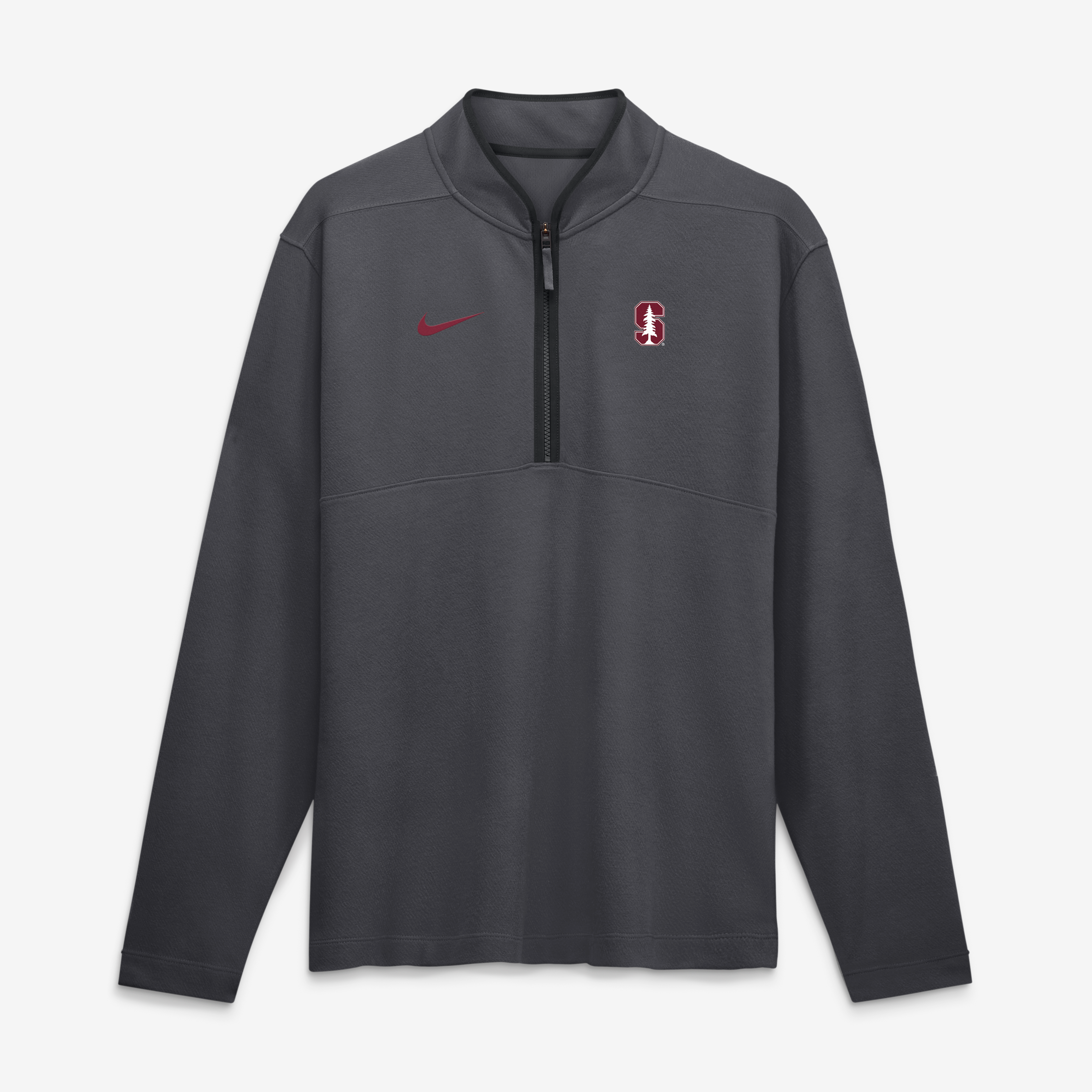 Men's Nike  Anthracite Stanford Cardinal Dri-FIT Victory Half-Zip Pullover