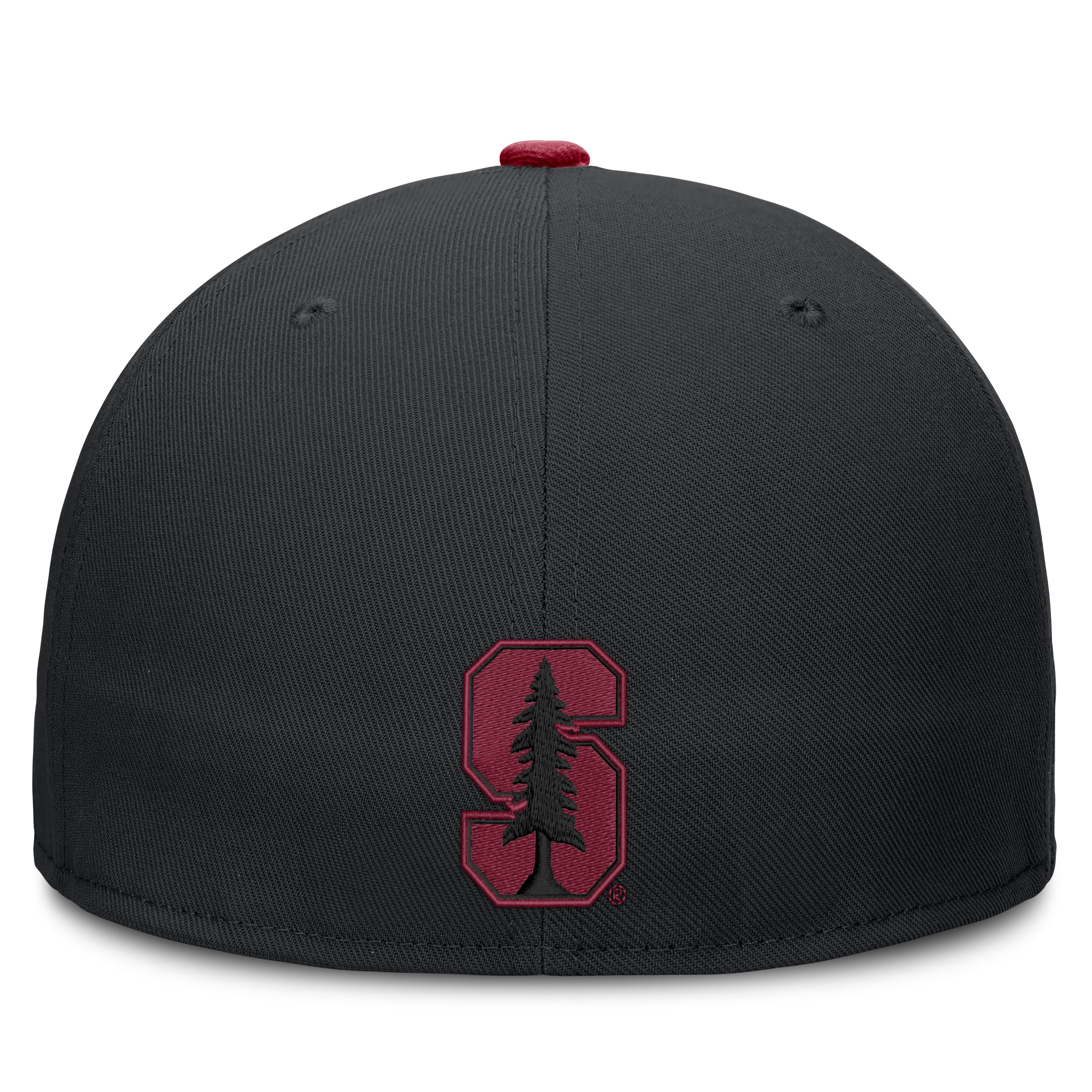Casquette ajustée Nike Stanford Cardinal Dri-FIT Primetime Script noire pour homme