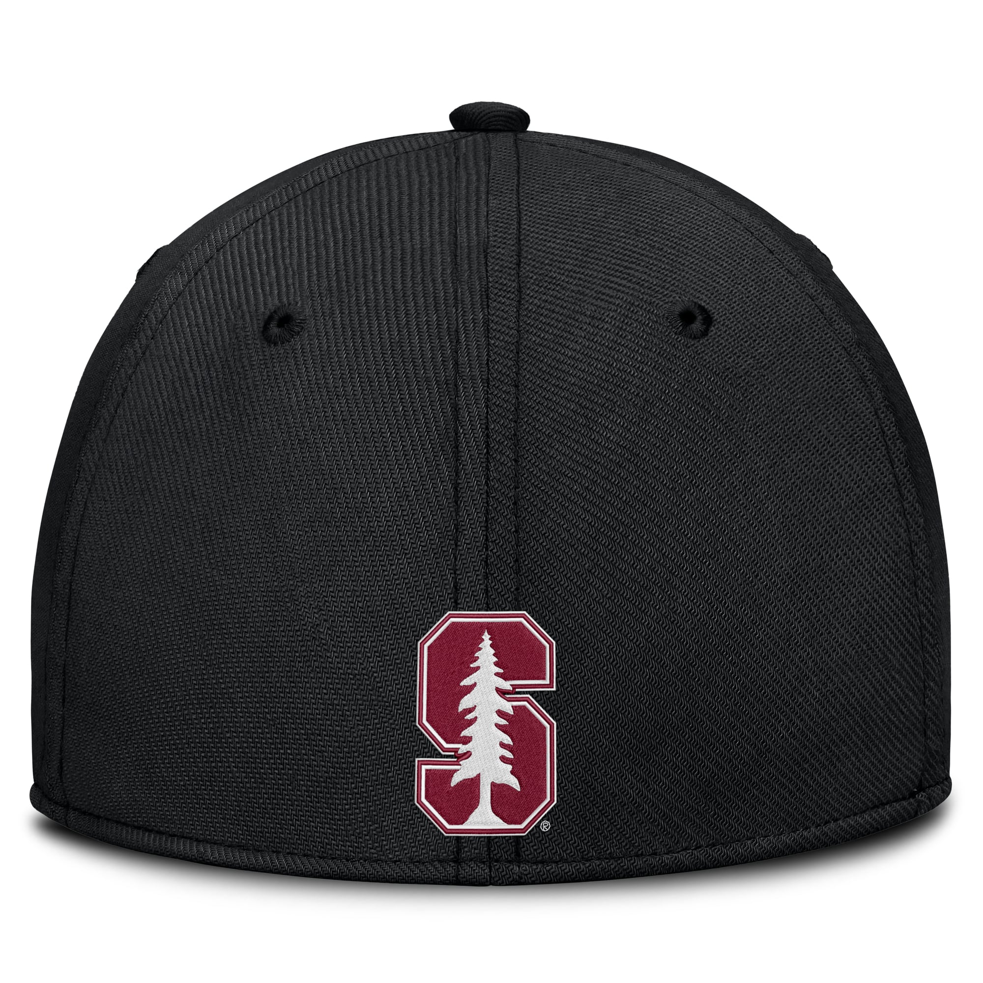 Casquette Nike Stanford Cardinal Letter Rise SwooshFlex Dri-FIT noire pour homme