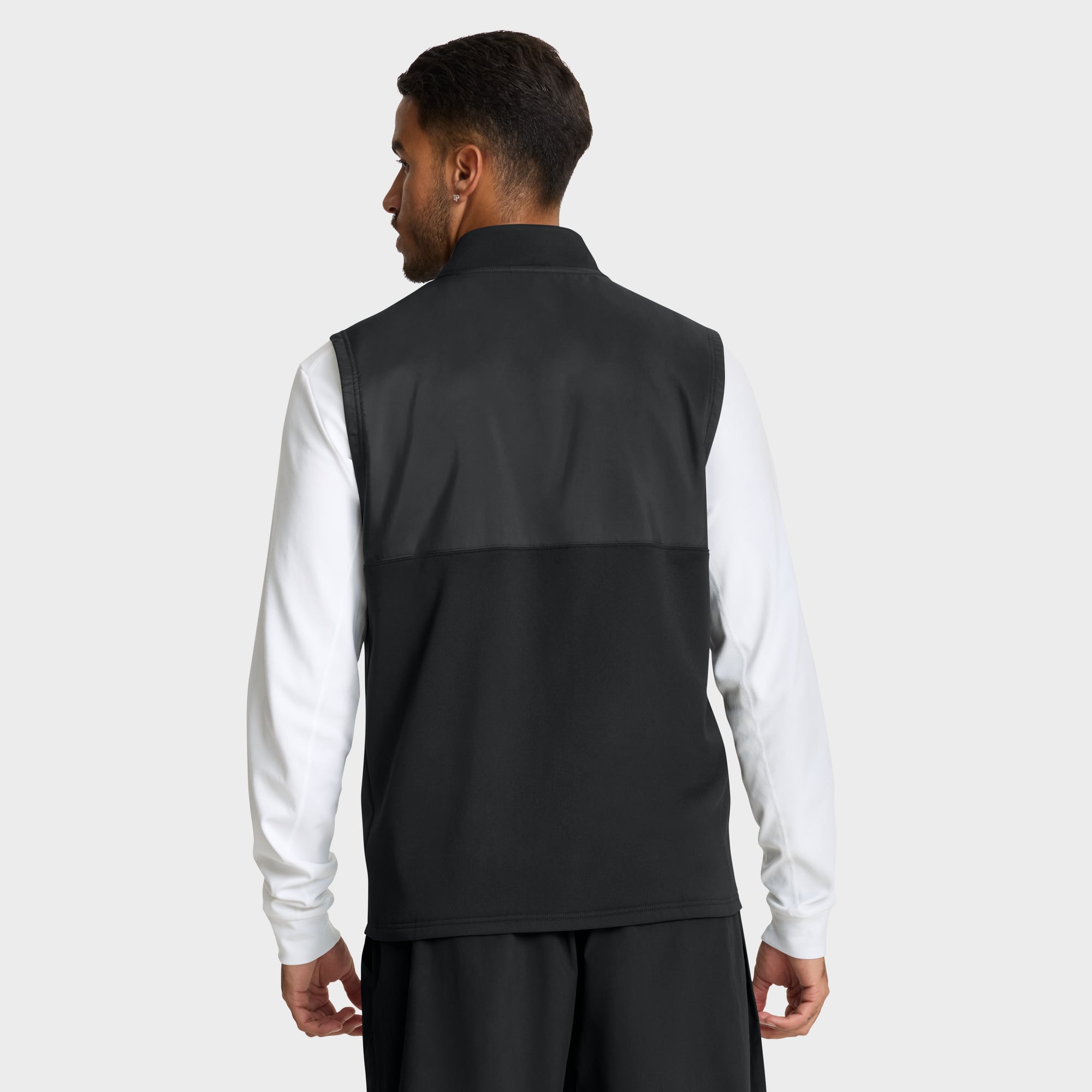Men's Nike Black Stanford Cardinal Primetime Victory Therma-FIT Full-Zip Vest