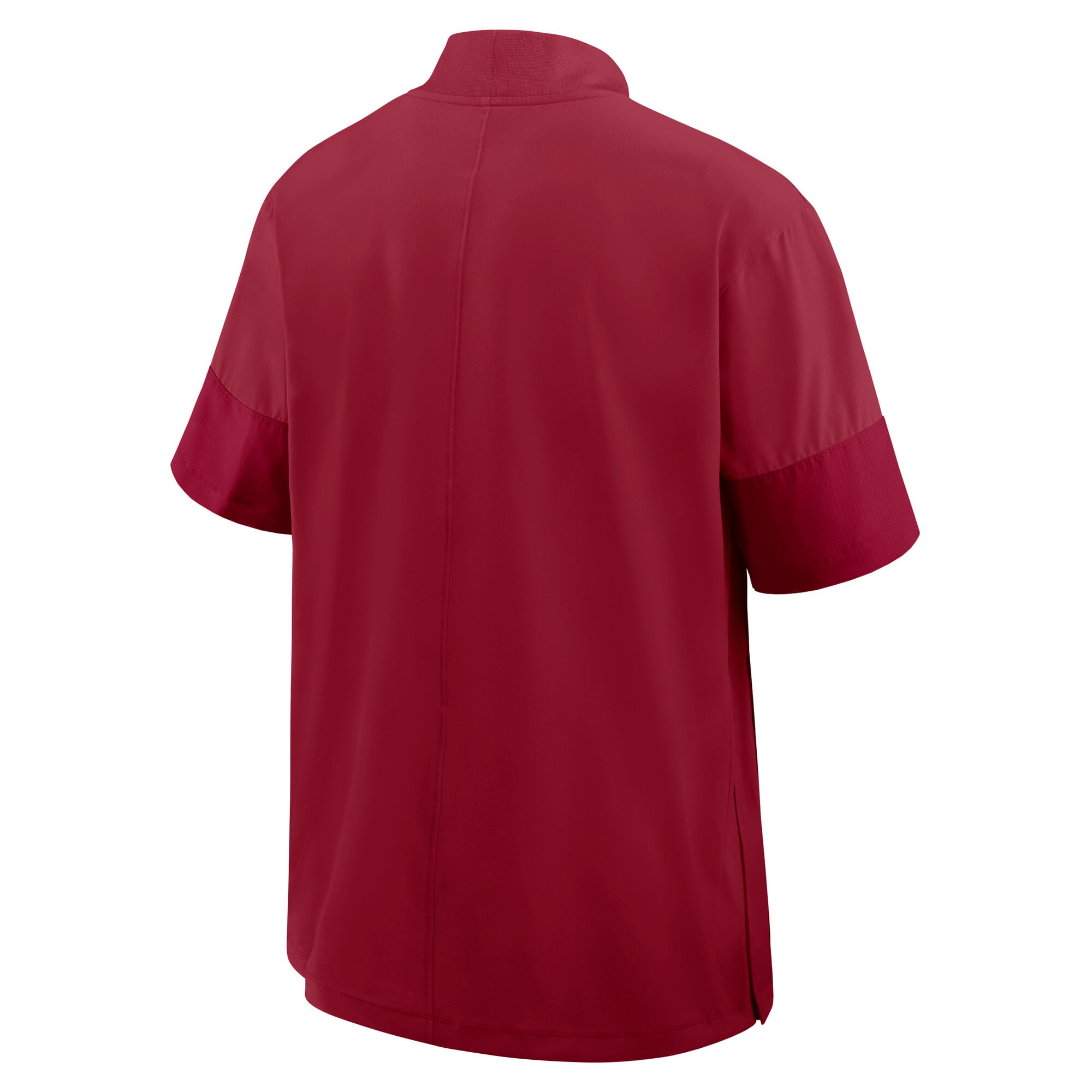 Men's Nike Cardinal Stanford 2025 Sideline Short Sleeve Quarter-Zip Dri-FIT Coaches Jacket