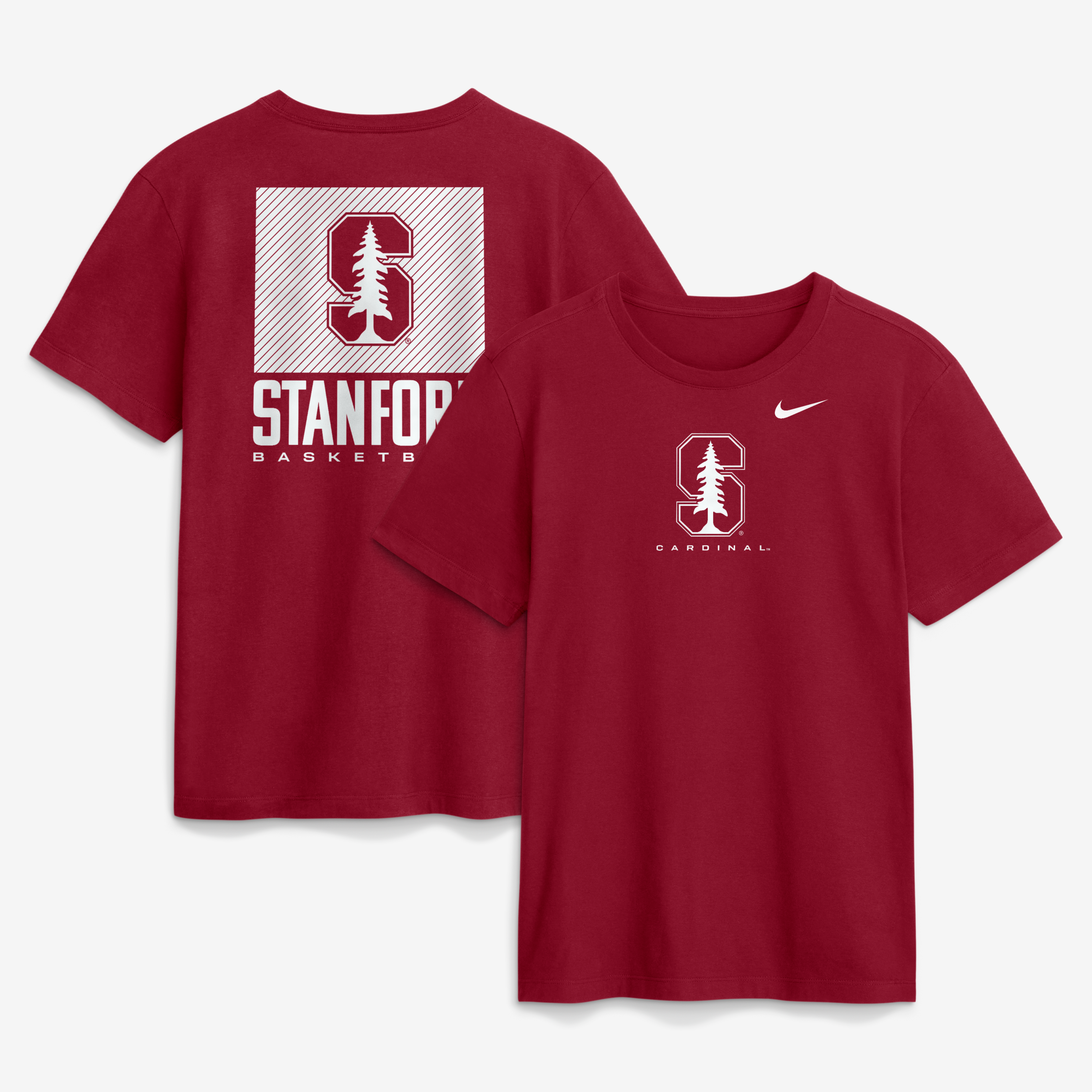 T-shirt Nike Cardinal Stanford Courtside Dri-FIT pour homme