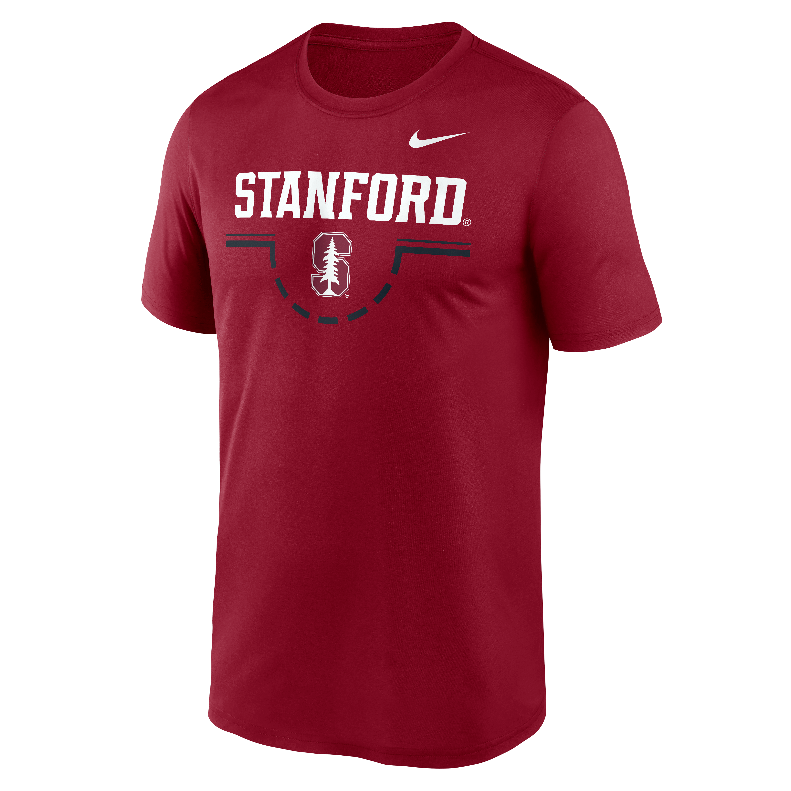 T-shirt Nike Cardinal Stanford Courtside Legend pour homme