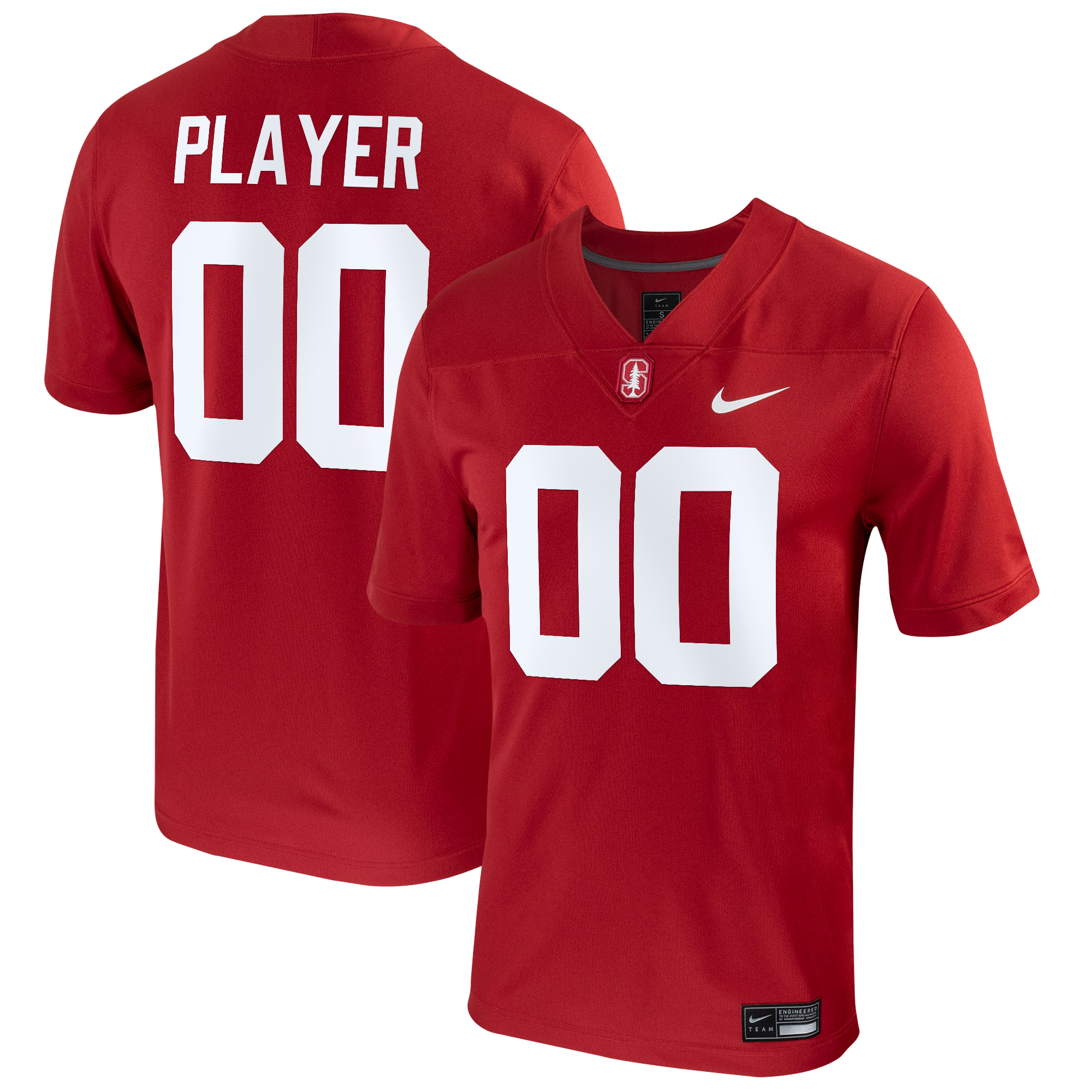 Maillot de football réplique Nike Cardinal Stanford Pick-A-Player NIL pour homme